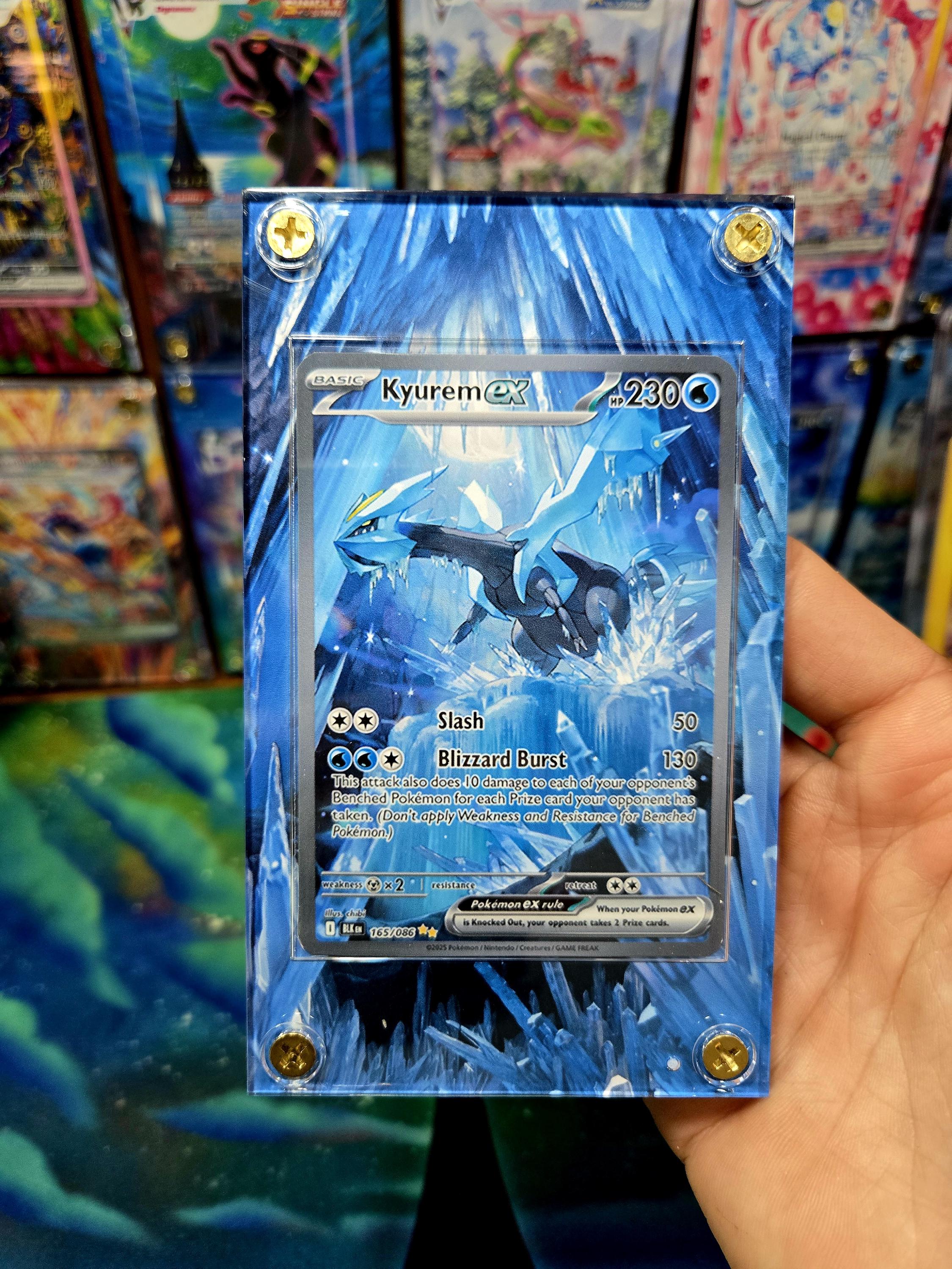 Pokemon Kyurem EX 165/086 SIR Black Bolt Extended Art Case - Etsy