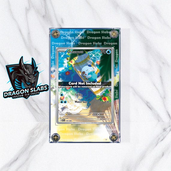 Pokemon Oshawott IR 105/086 White Flare Extended Art Case - Etsy