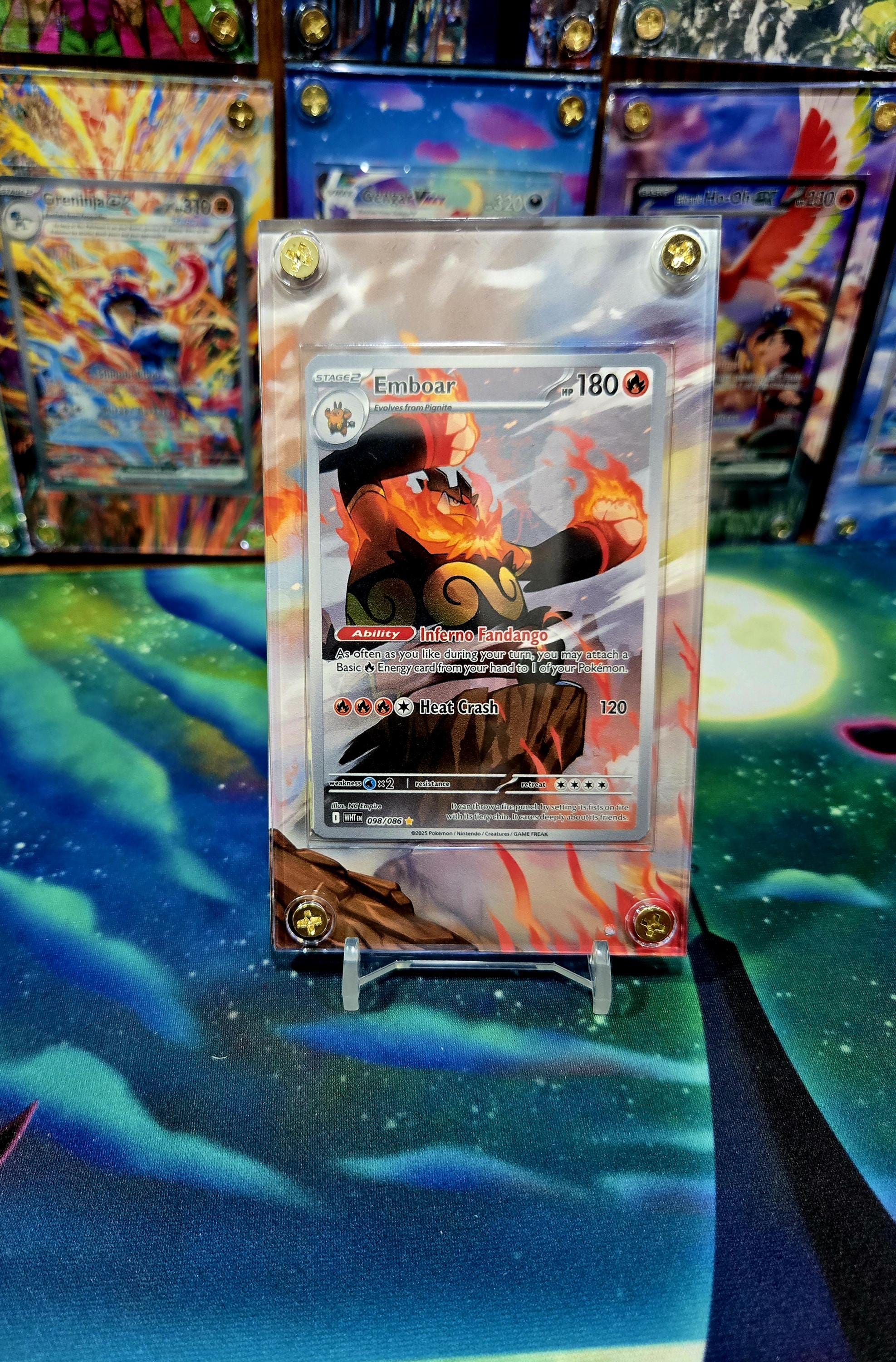 shiny emboar pokemon card Emboar — Battle-Ready & Legit Pokémon main image 1