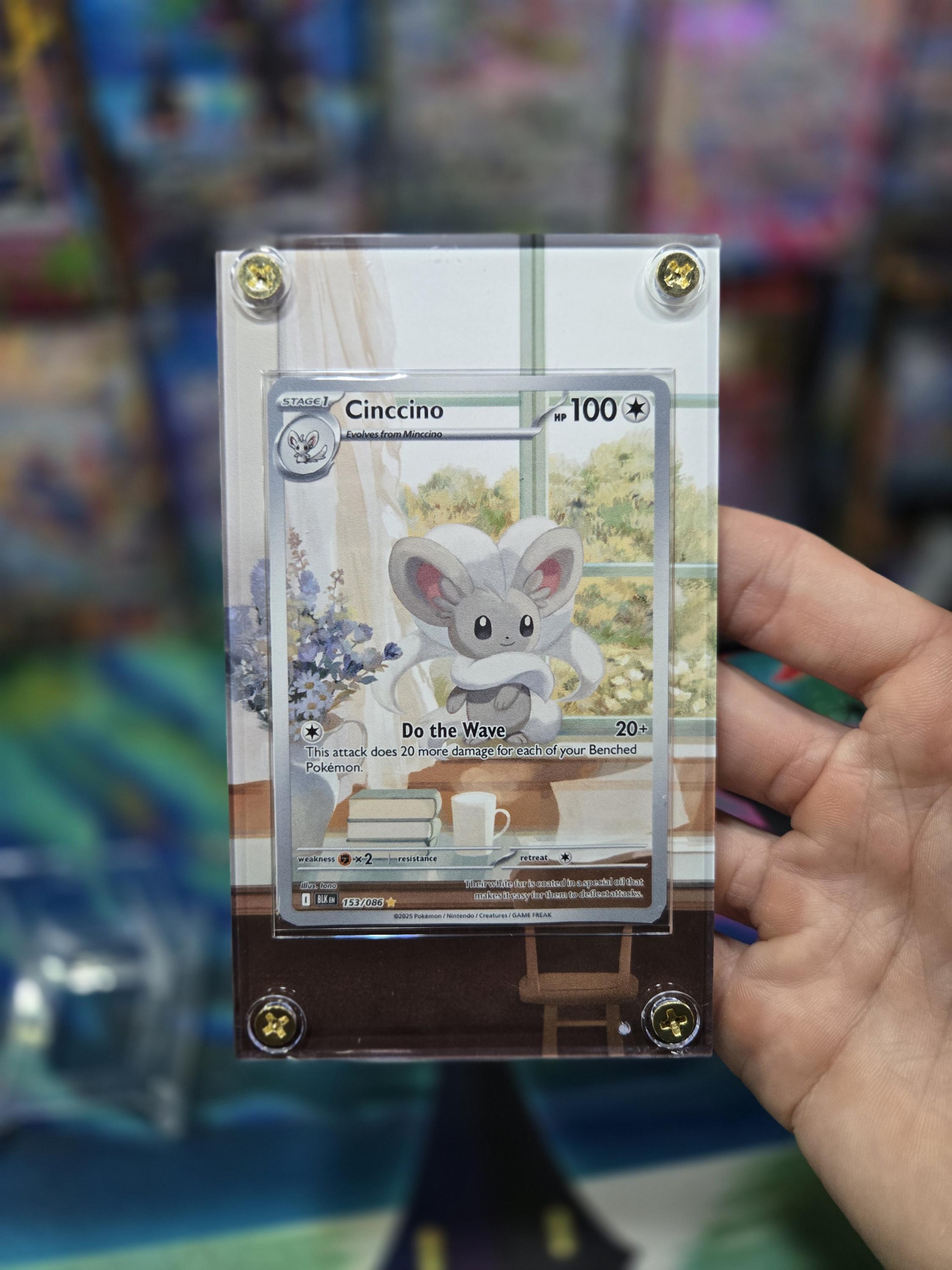 X2 Pokemon Minccino & Cinccino 152 153/086 IR Black Bolt Extended Art Cases  - Etsy Denmark