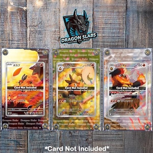 x3 Pokemon Tepig, Pignite, Emboar EX AR 096, 097, 098 Black Bolt Extended Art-hoesjes