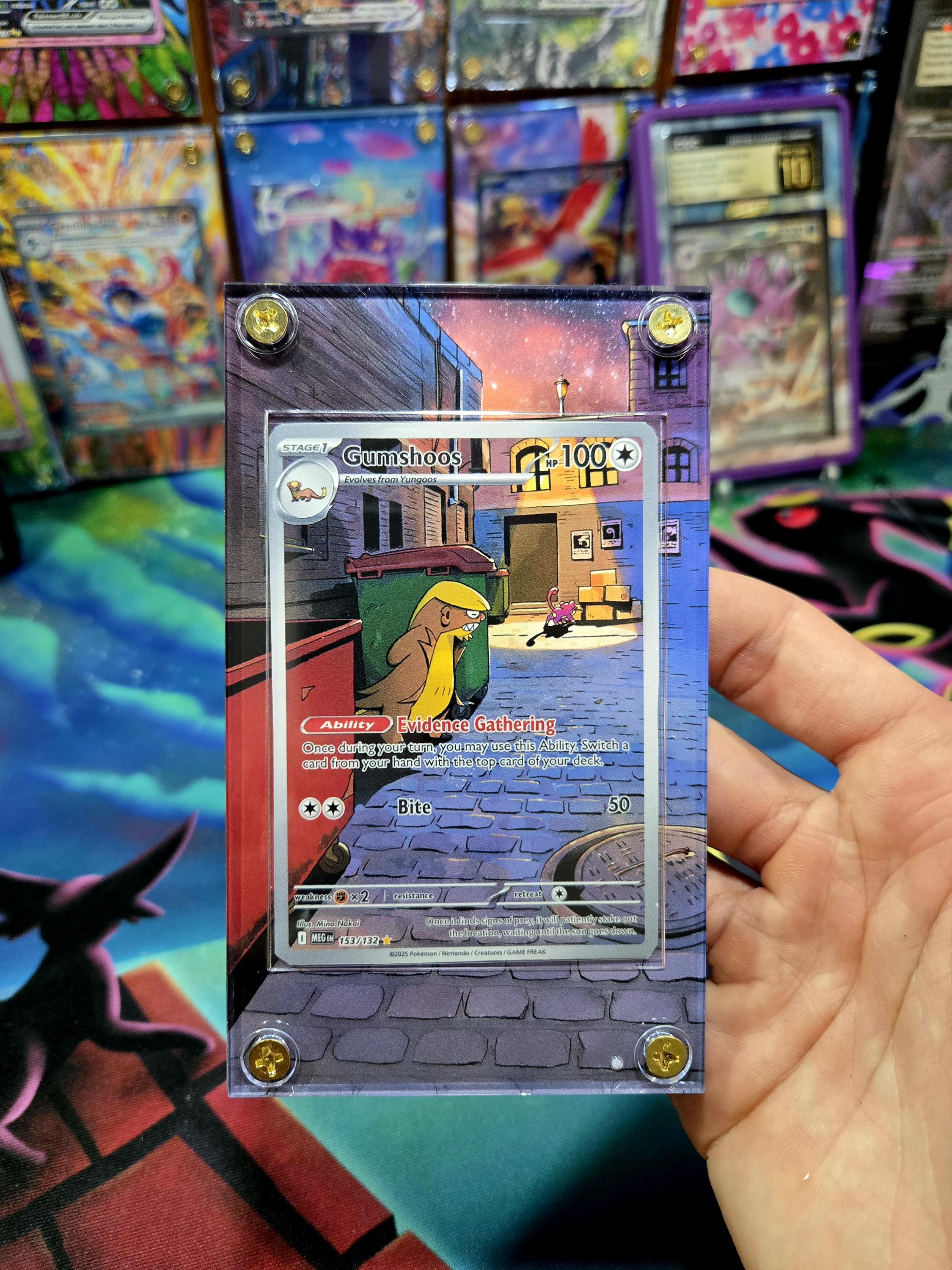 gumshoos pokemon card 145/149 Gumshoos Gx main image 0