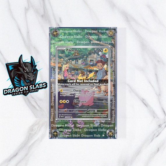 Pokemon 151 Pikachu 173/165 Custom Display Case From Pokemon 151 Extended  Artwork - Etsy
