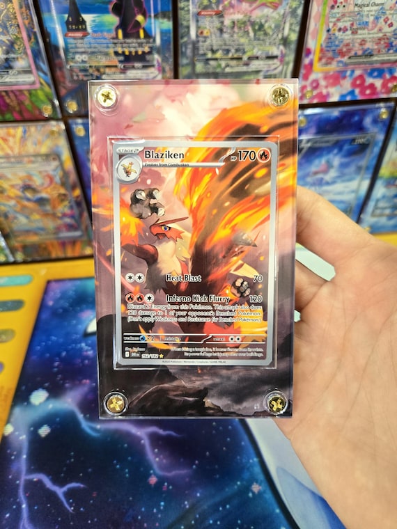 Pokemon Blaziken 192/182 191/182 Destined Rival Extended Art Case - Etsy