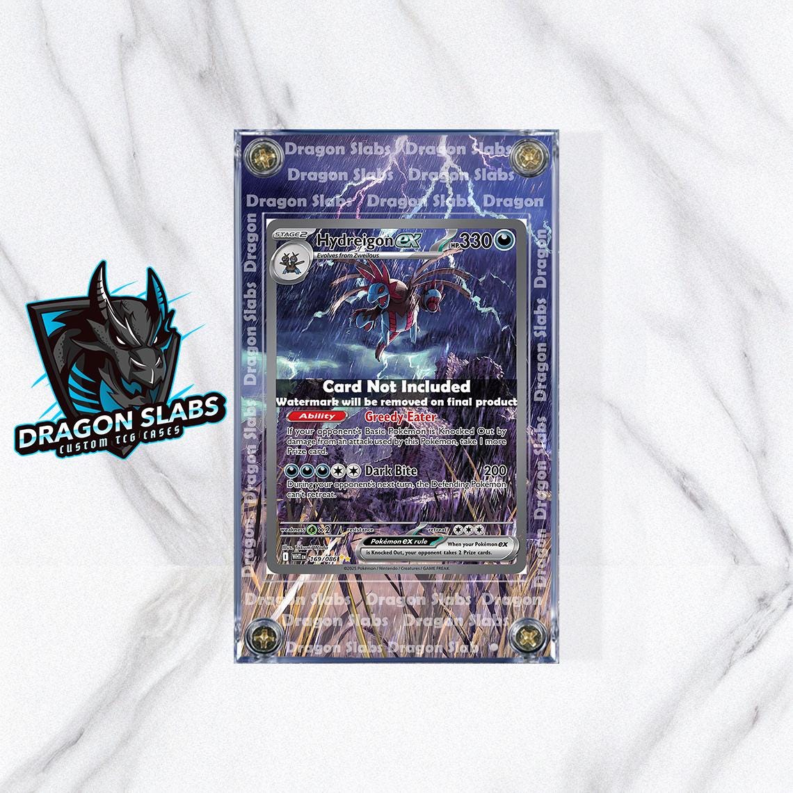 Pokemon Hydreigon EX SIR 169/086 White Flare Extended Art Case - Etsy