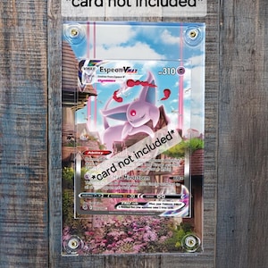 Pokemon Espeon Vmax Alt Art 247 SWSH Fusion Strike Niestandardowa obudowa wyświetlacza Slab