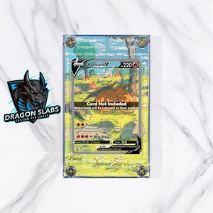 Vitrina promocional personalizada de Pokémon Charizard V SWSH260 con ilustraciones extendidas
