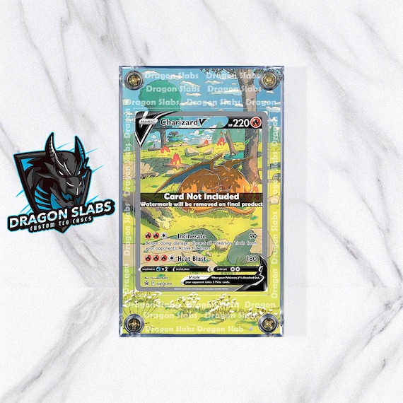 Pokemon Charizard V SWSH260 Promo Custom Display Case Slab Extended Artwork  - Etsy UK