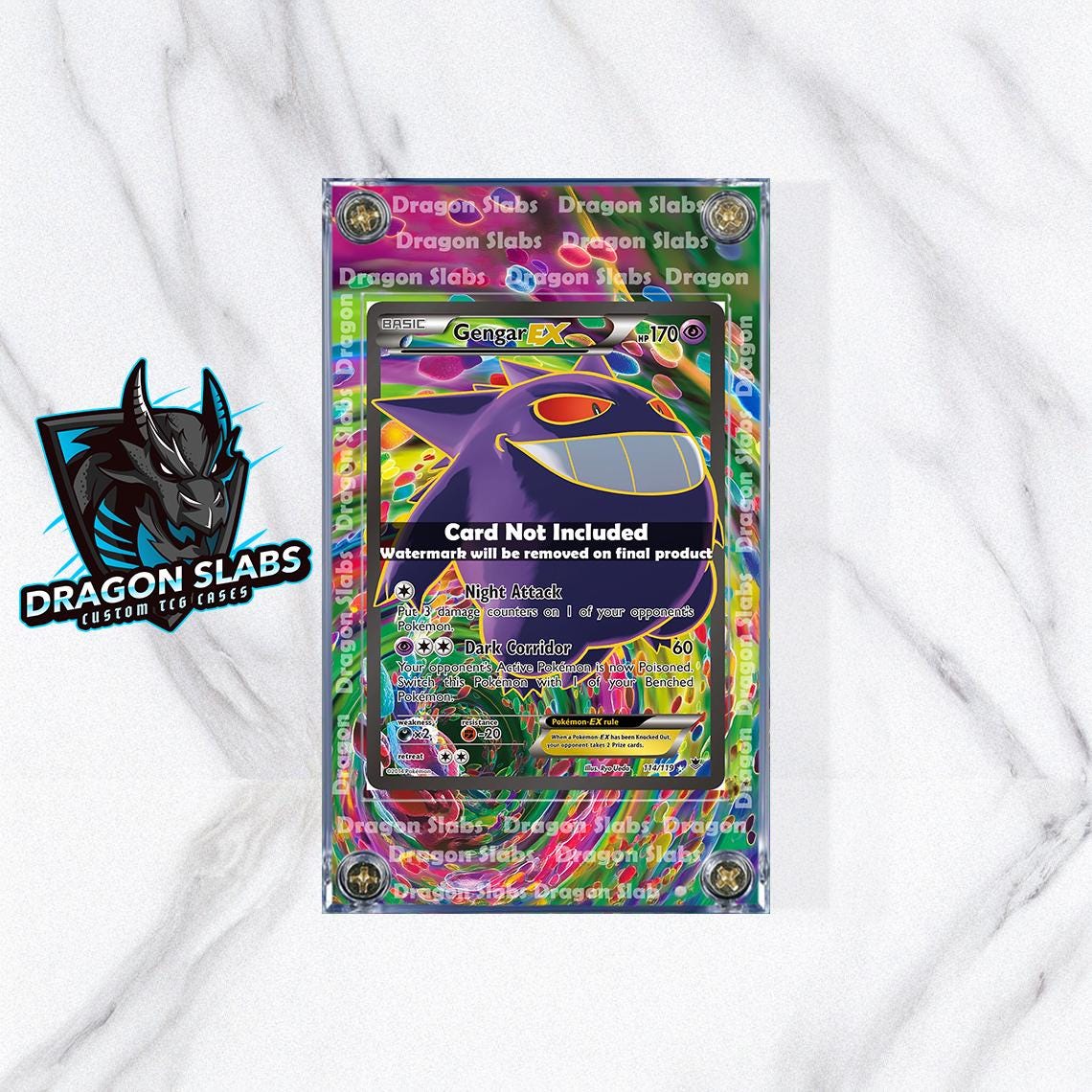 ポケモンカード ゲンガー PSA鑑定品 コレクションケースセット ゲンガーのディスプレイケース - Etsy 日本