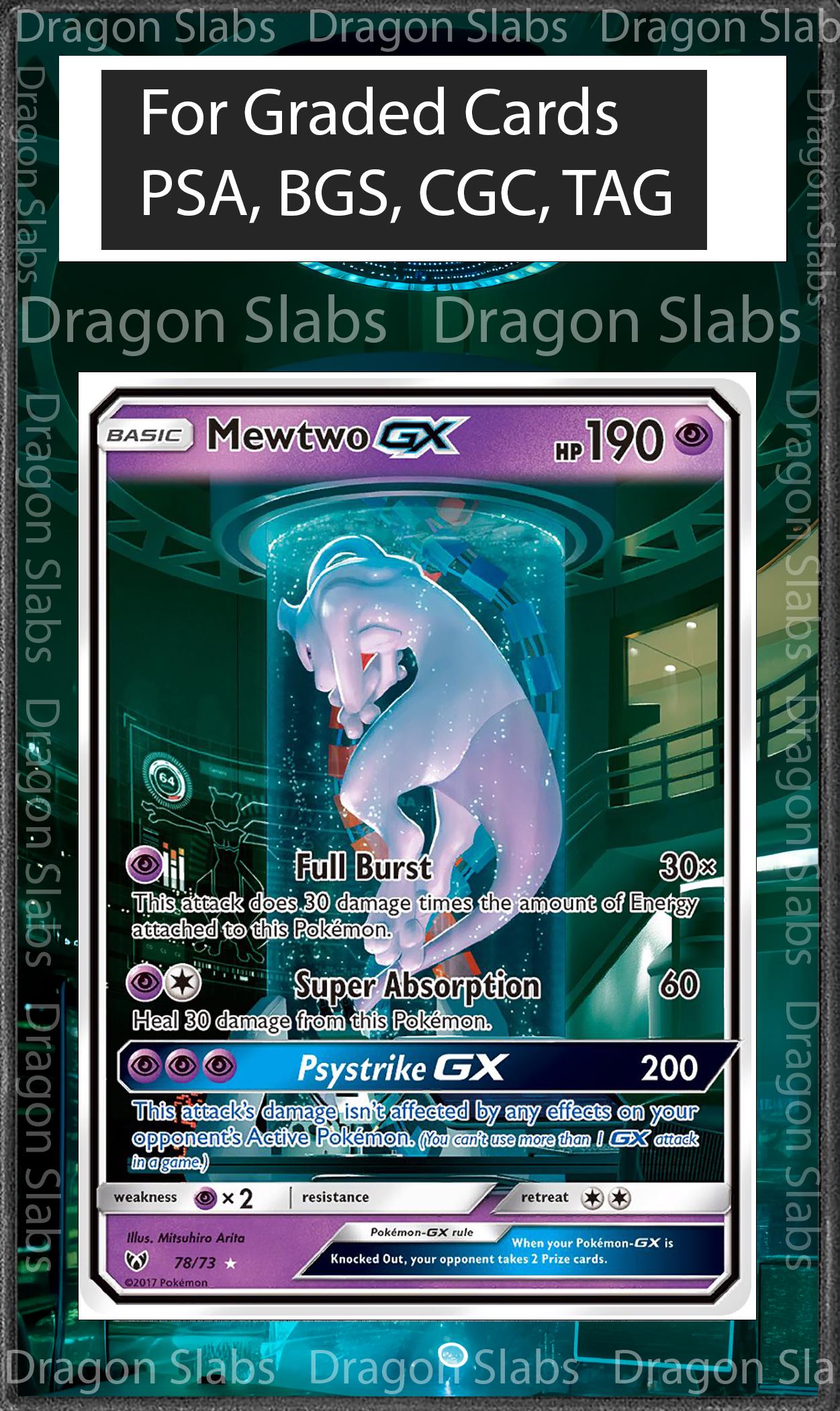 Mewtwo GX 78 Shining Legends Psa Bgs Cgc Tag Extended Artwork