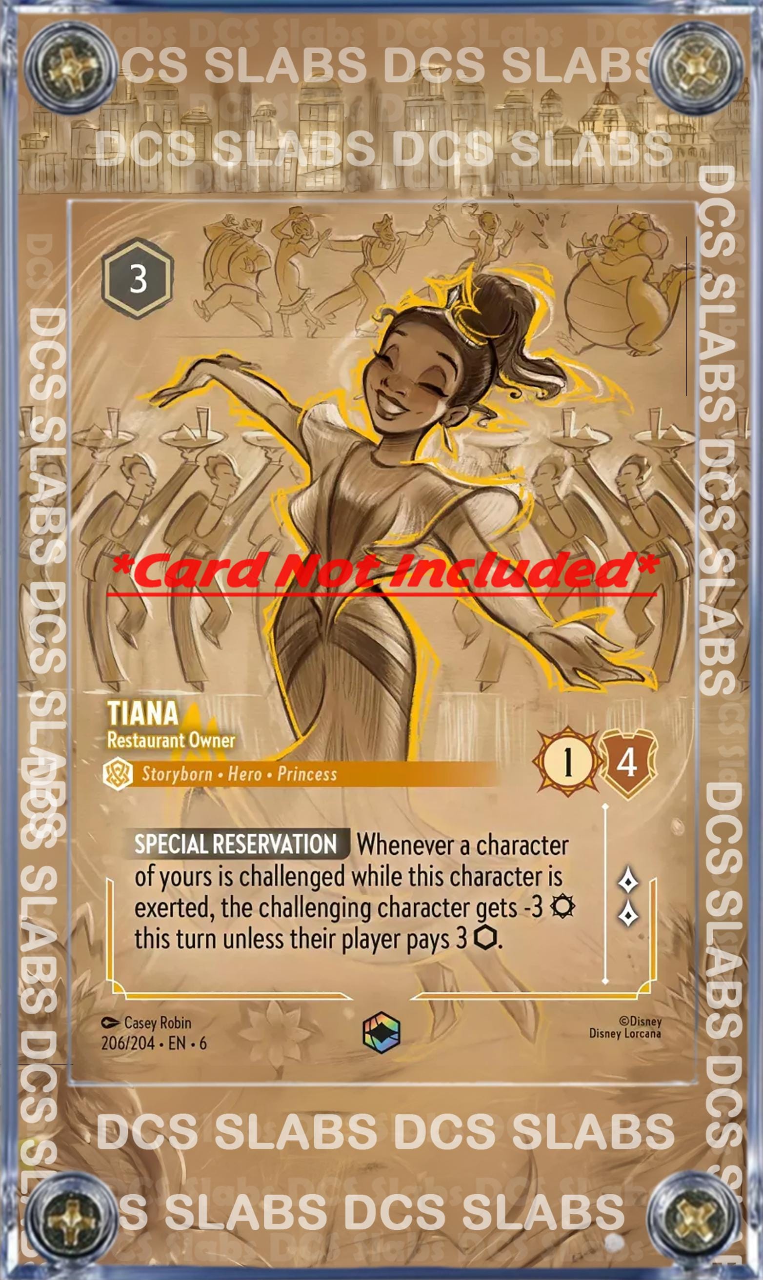 Disney Lorcana Azurite Sea Tiana Restaurant Owner 206/204