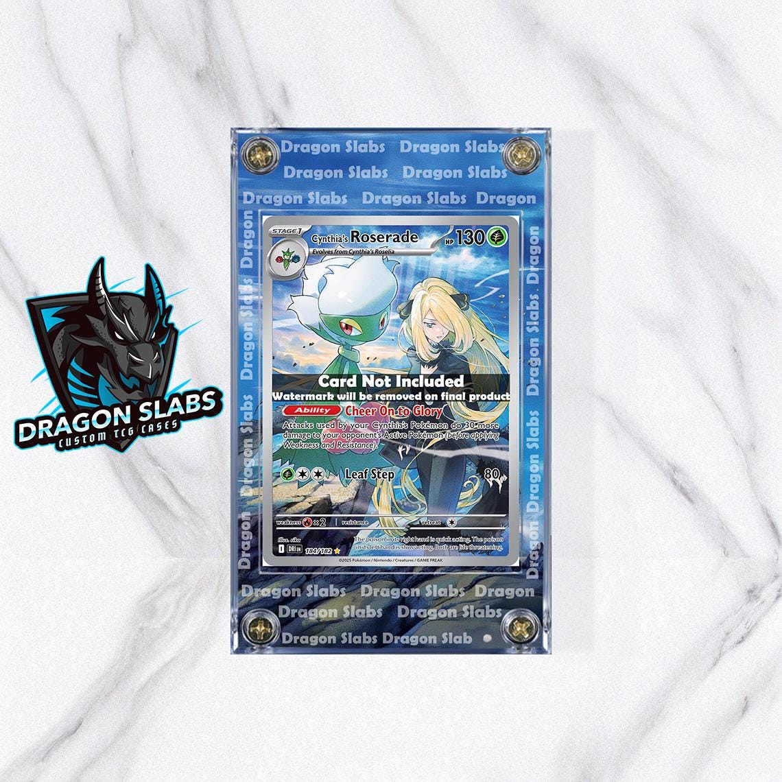 Pokemon Cynthia's Roserade IR 184/182 Destined Rival Extended Art
