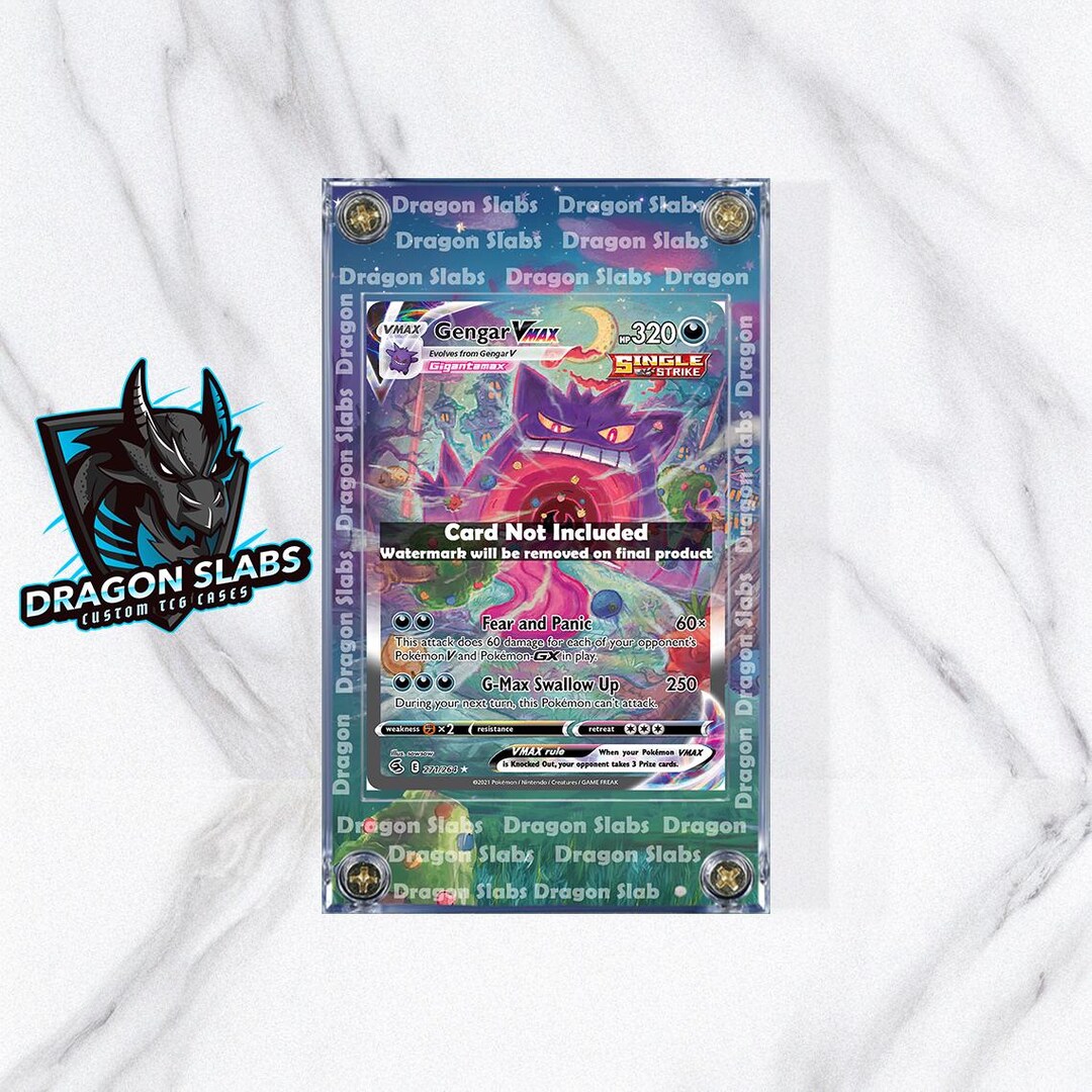 Pokemon Gengar Vmax Alt Art 271/264 SWSH Fusion Strike Custom