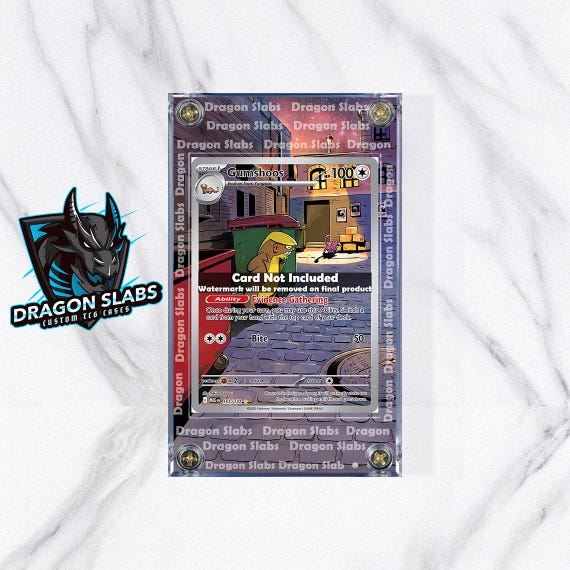 Pokemon Gumshoos 153/132 IR Mega Evolution Extended Art Custom Case - Etsy