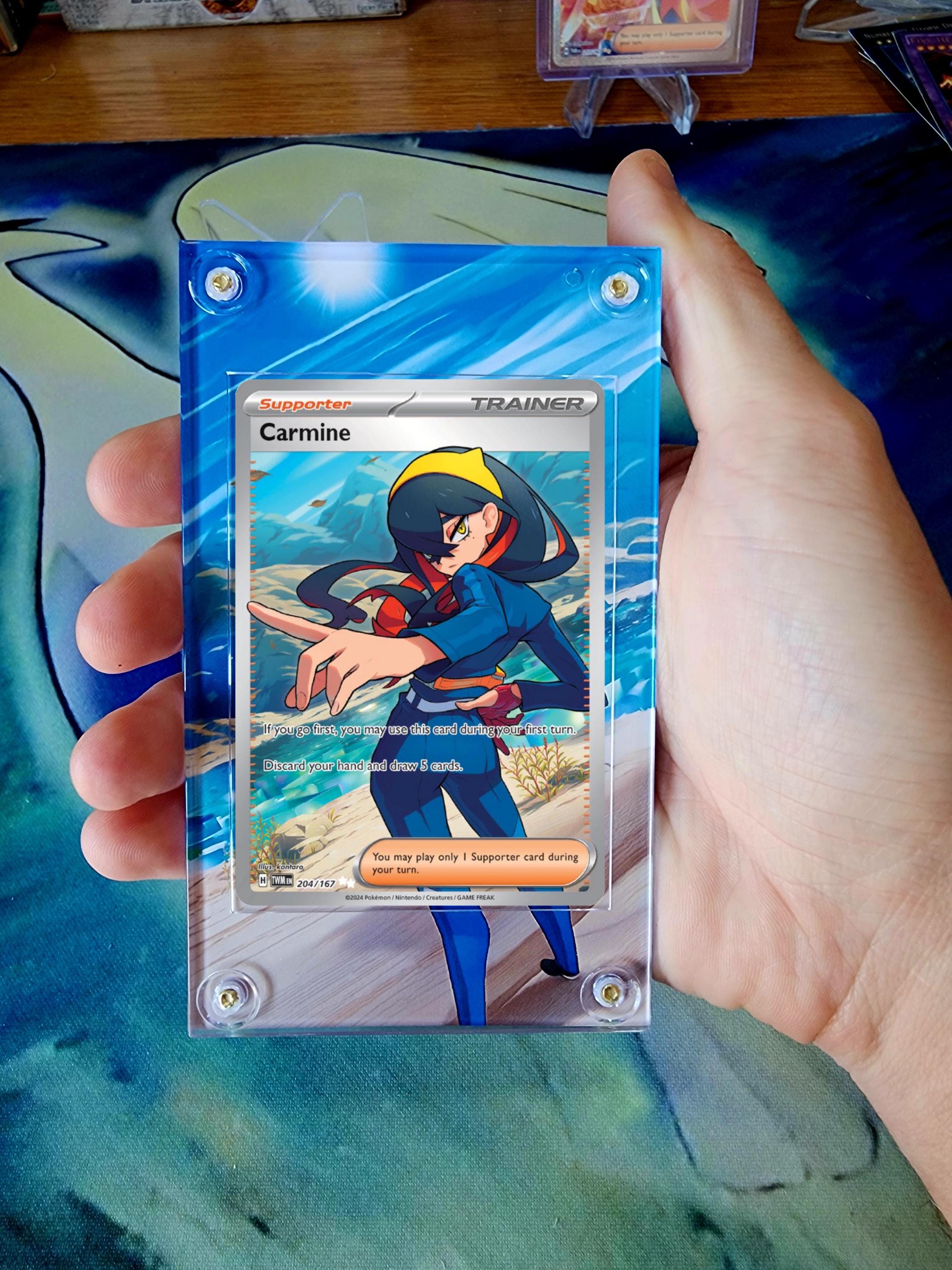 X2 Pokemon Carmine 217 & 204 SIR Twilight Masquerade Extended Artwork Cases  - Etsy Israel