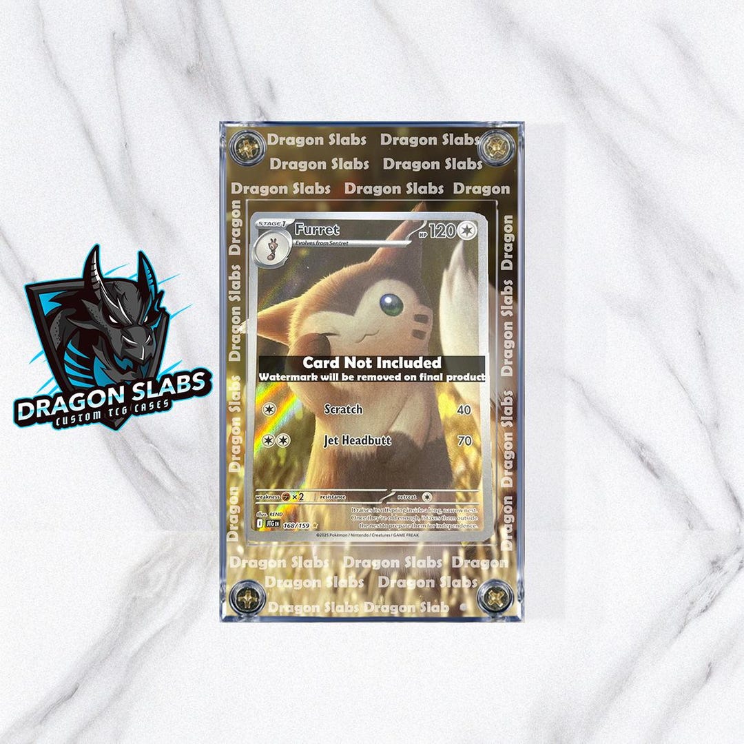 Pokemon Furret 168/159 Journey Together Extended Art Custom Case