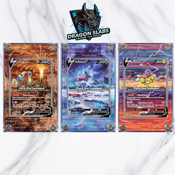 ポケモンカードゲーム Suicune and Entei Raikou and Suicune top SUICUNE, RAIKOU, AND ENTEI EX HOLO FULL ART POKEMON TCG