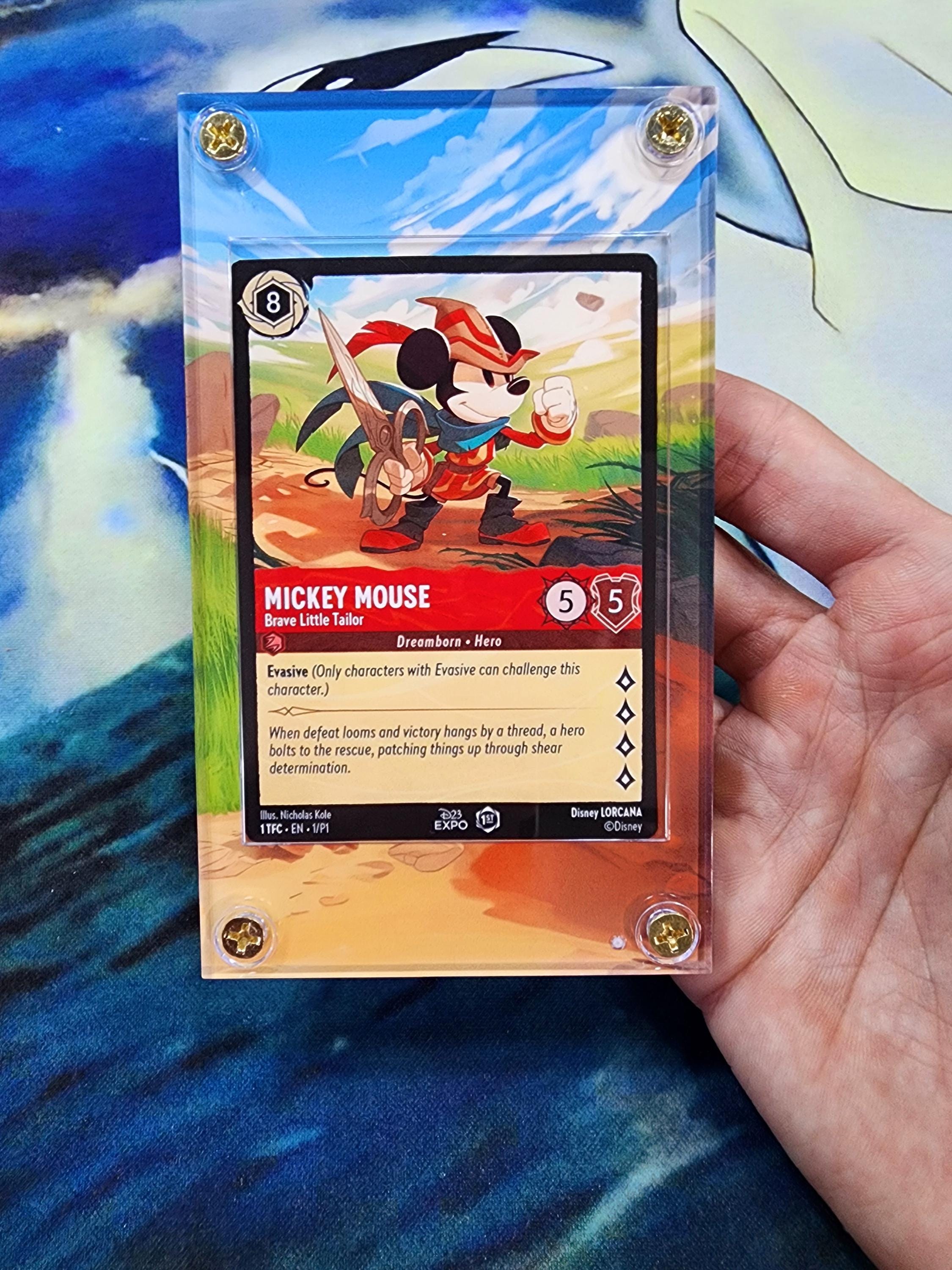 Disney Lorcana Mickey Mouse (brave Little Tailor) D23 Promo Custom
