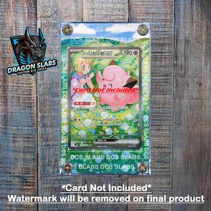 Estuche personalizado con arte extendido de Pokémon Lillie's Clefairy ex SAR 126/100 SV9 Battle Partners