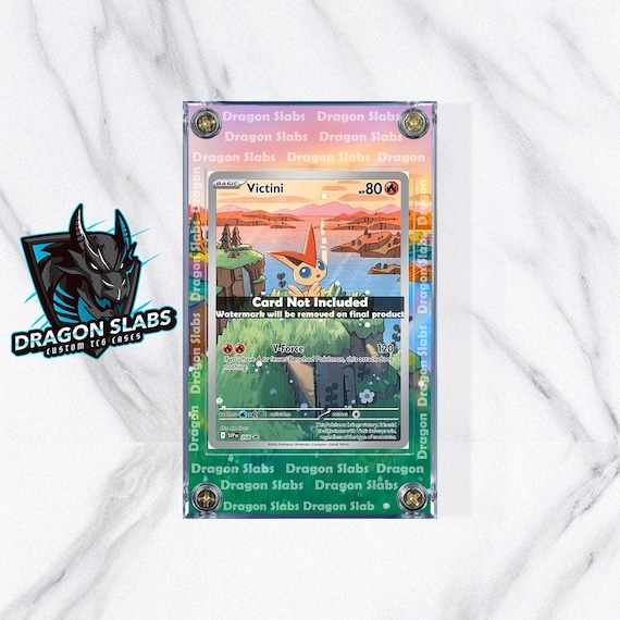 Pokemon Victini SVP 208 Promo White Flare Black Bolt Extended Art Case -  Etsy Norway