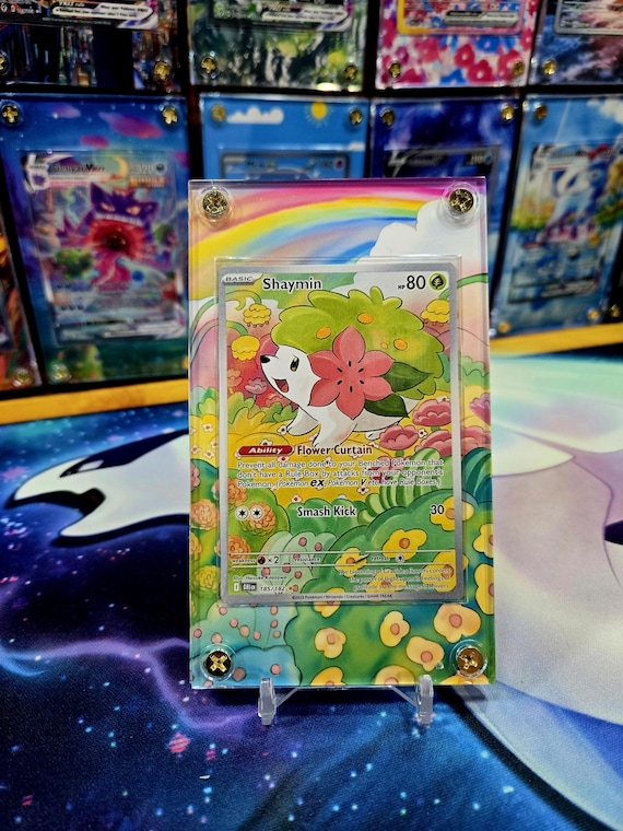 Pokemon Shaymin 185/182 Destined Rival Extended Art Case - Etsy