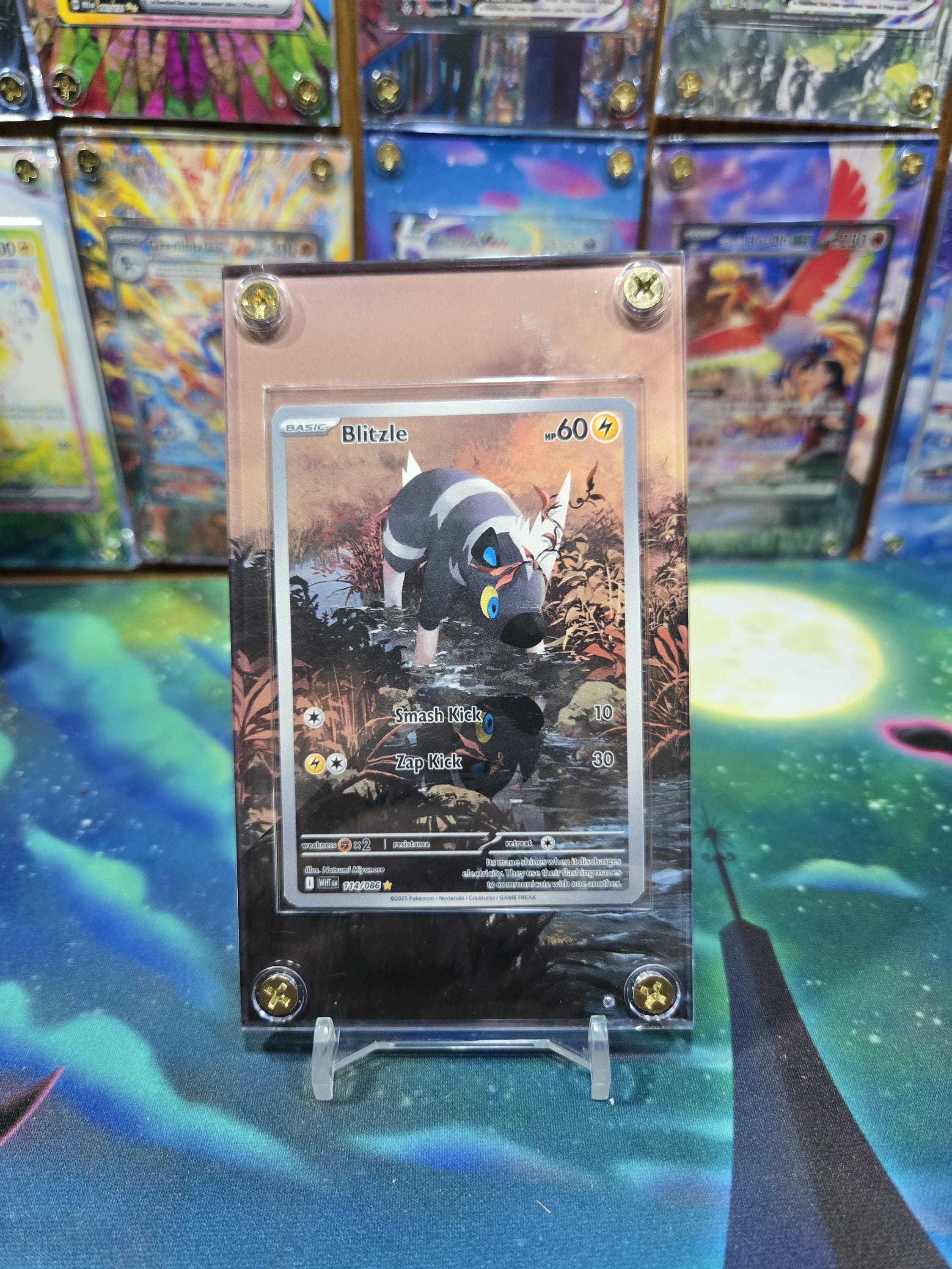 BLITZERS シャー トレカセット X2 Pokemon Blitzle Zebstrika 114 115 IR White Flare Extended Art