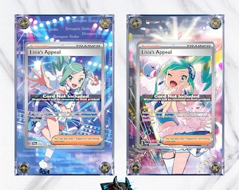x2 Pokemon Lisia's Appeal Surging Sparks 246/191 SIR  234/191 IR Full Art Extended Artwork Cases
