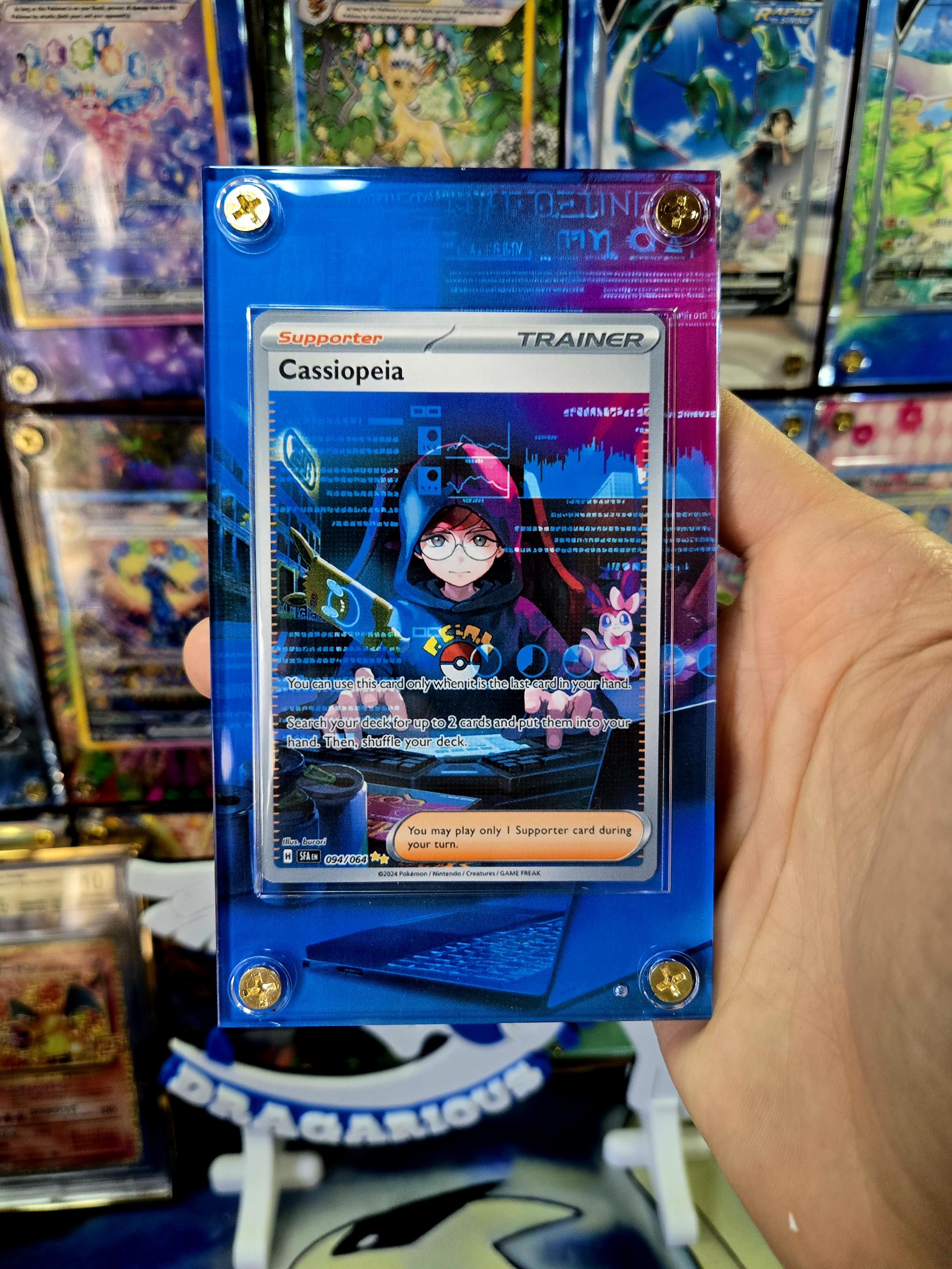 Pokemon Cassiopeia 094/064 Shrouded Fable Extended Art Custom Case - Etsy Pokemon Cassiopeia 094/064 Shrouded Fable Extended Art Custom Case - Etsy