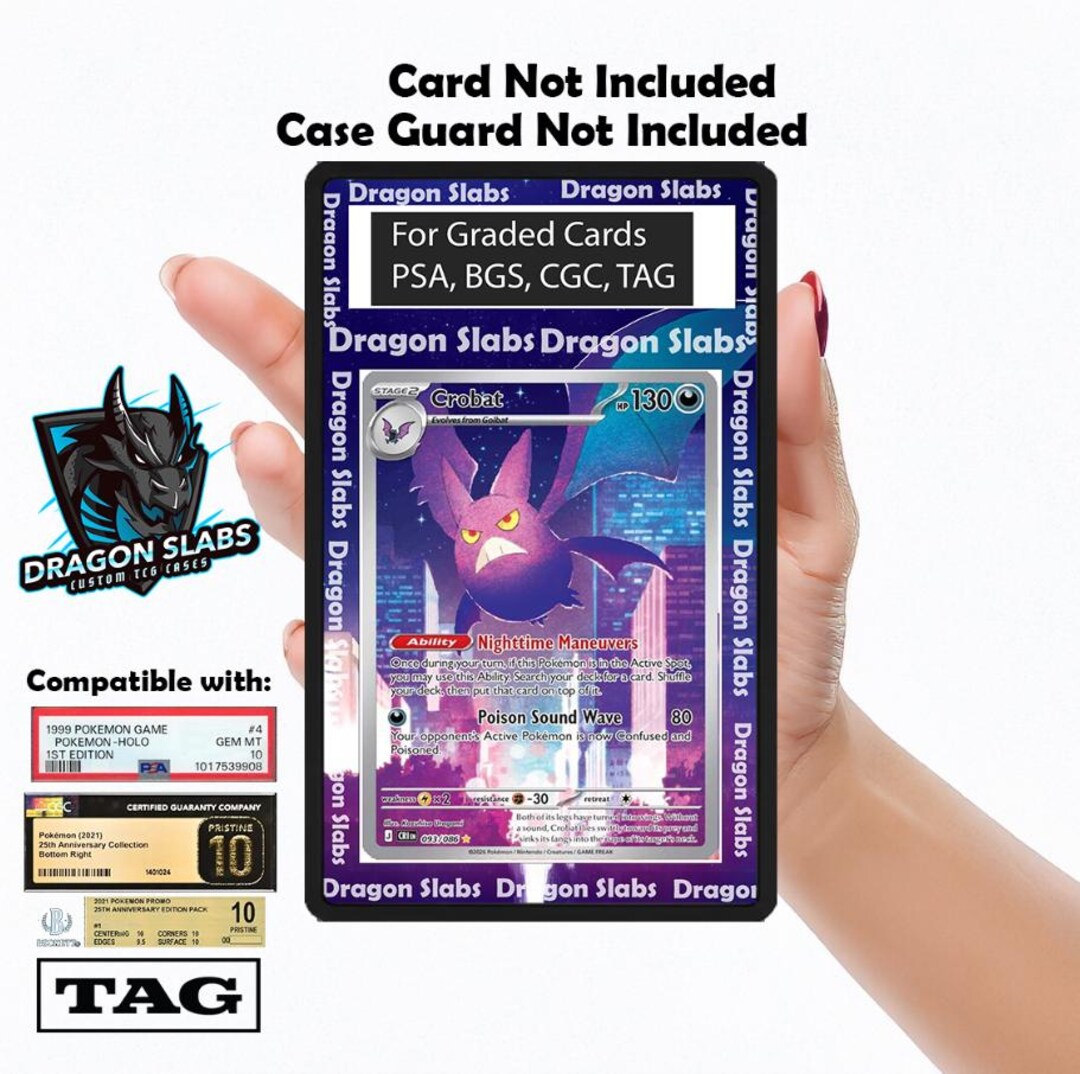 Crobat 093/086 Chaos Rising PSA Bgs CGC Tag Extended Artwork