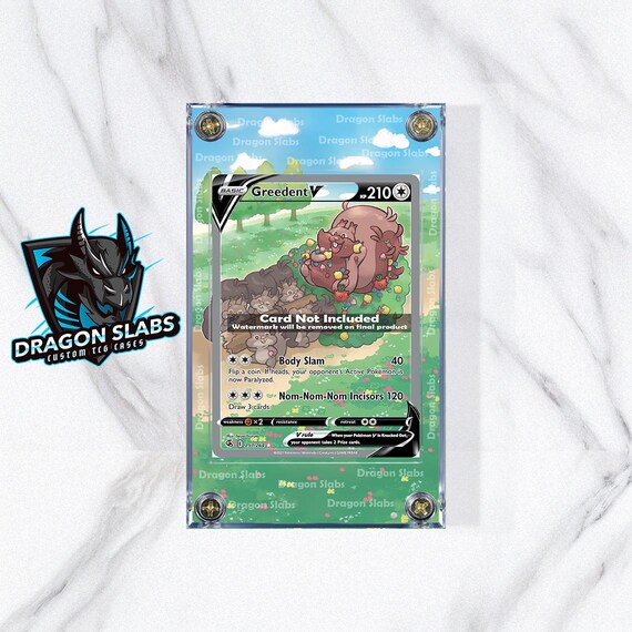 greedent v pokemon card 256/264 Full Art Ultra Rare Foil Fusion Strike Near [2] Body Slam (40) Flip a coin Pokemon Greedent V Alt Art