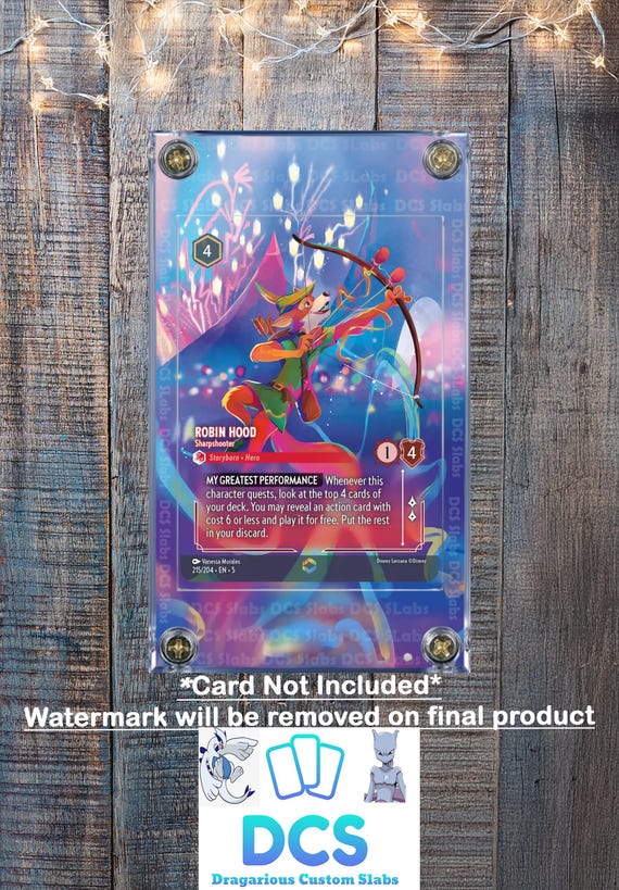 Buy Disney Lorcana Shimmering Skies Robin Hood Sharpshooter 215/204  Enchanted Chapter 5 Custom Case Online in India - Etsy