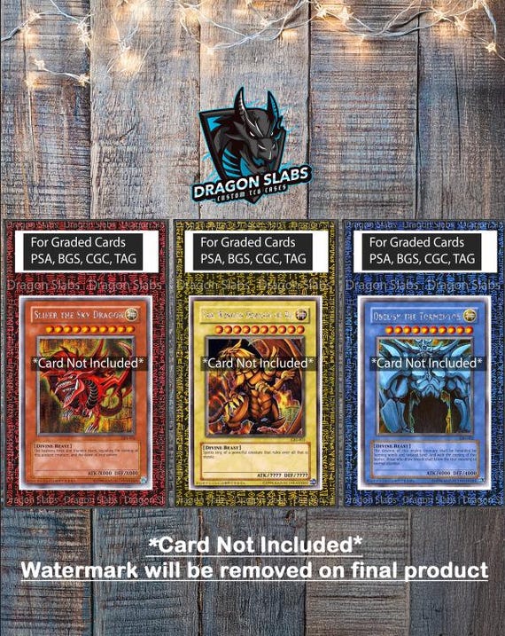 X3 Yugioh Egyptian Gods Ra Slifer Obelisk Psa Bgs Cgc TAG Extended Artwork  - Etsy
