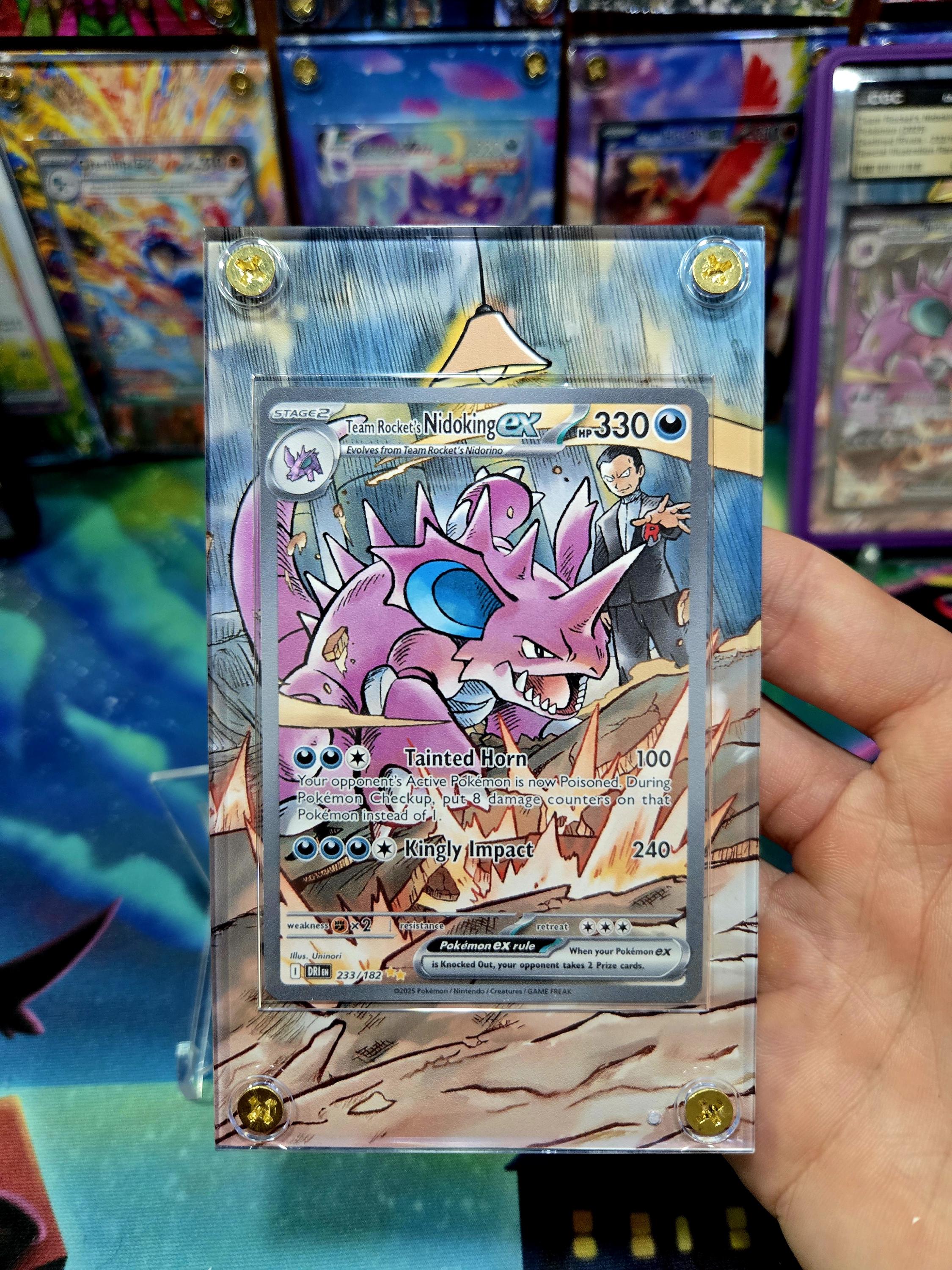 Pokemon Nidoking Ex 233/182 Destined Rivals Extended Art Case - Etsy