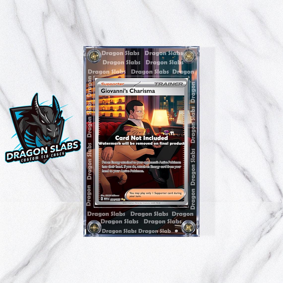 giovanni's charisma pokemon card 204 165 Case | 151 You will receive the exact item in the photographs Giovanni's Charisma #204 Prices |