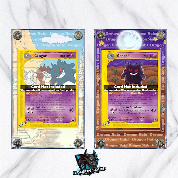 X2 Pokemon Gengar 48/165 13/165 Expedition Skyridge Extended Artwork Cases  - Etsy