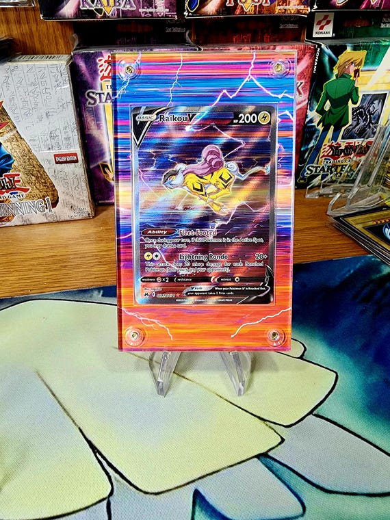raikou pokemon card rainbow Pokémon - Raikou V GG41/GG70 - Crown Zenith - Galarian Gallery - Ultra Rare  Alternate Art Trading Card - Single Card