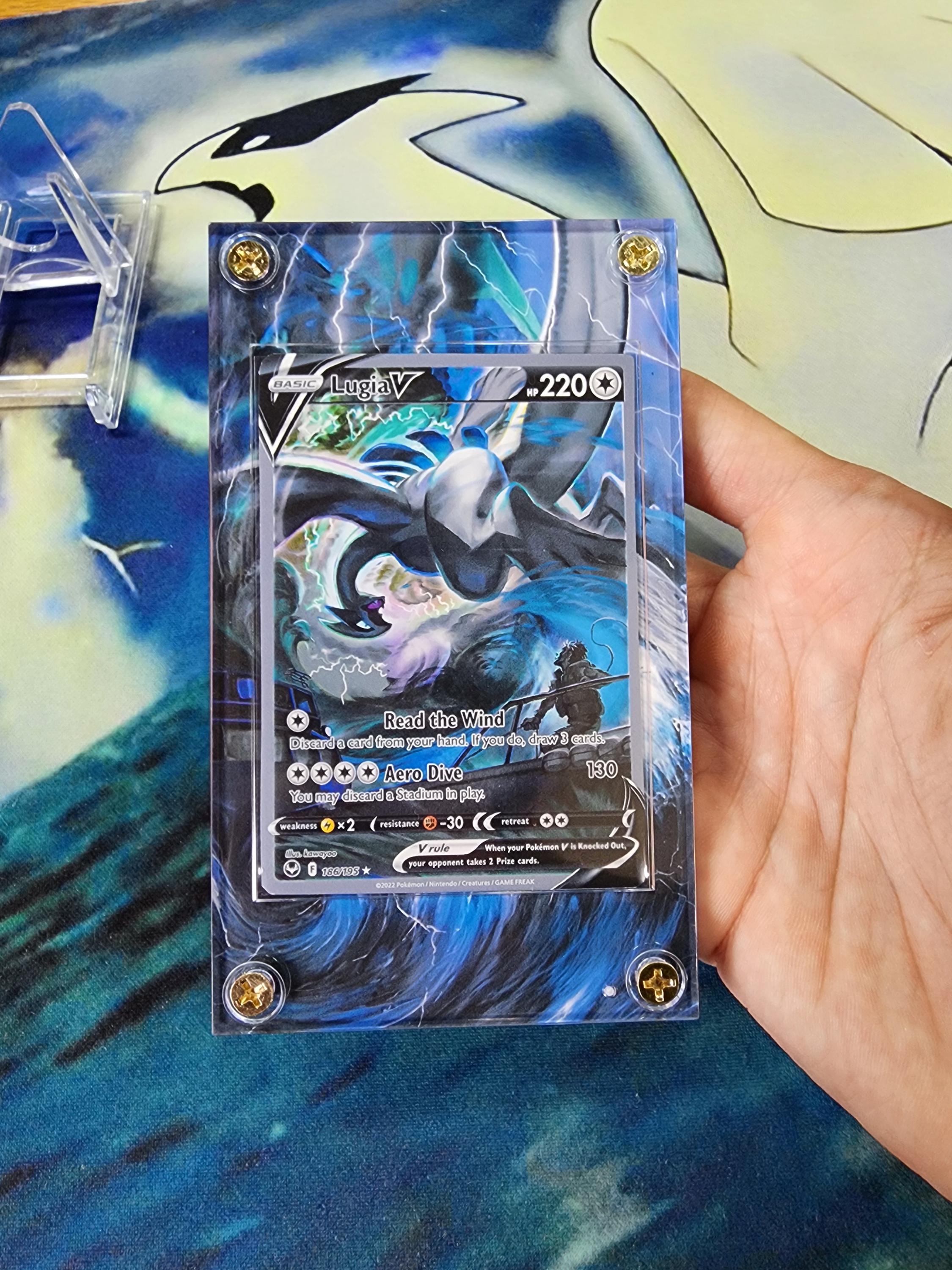 basic lugia v pokemon card value Lugia V - 186/195 - BGS 9.5 - Alt Art - Silver Tempest - Pokemon main image 1