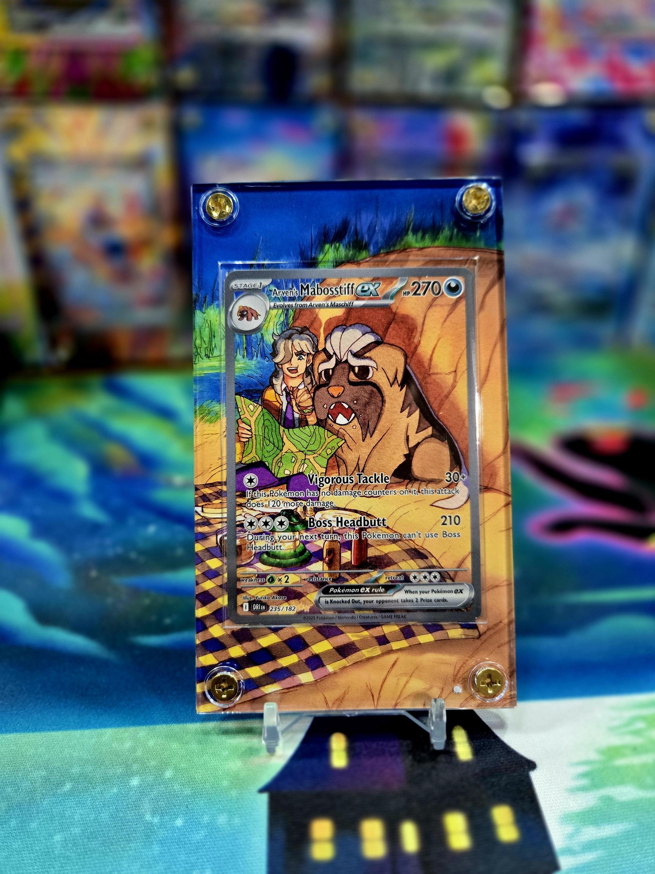 Pokemon Arven's Mabosstiff Ex 235/182 Destined Rivals Extended Art Case -  Etsy