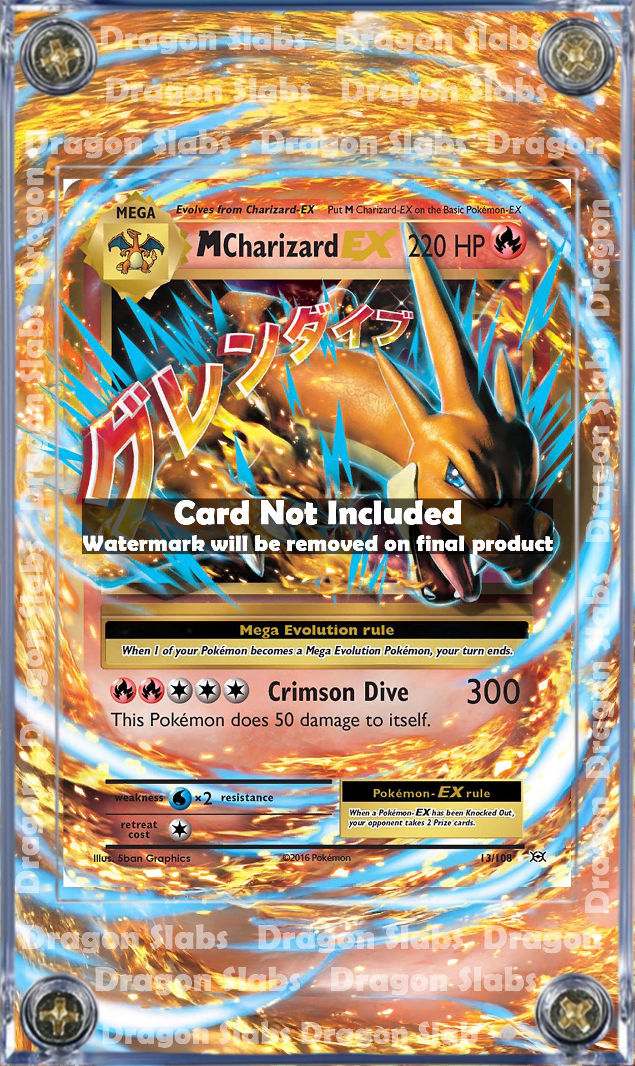 Pokemon M Charizard Ex Evolutions 13/108 Custom Case Extended Artwork - Etsy