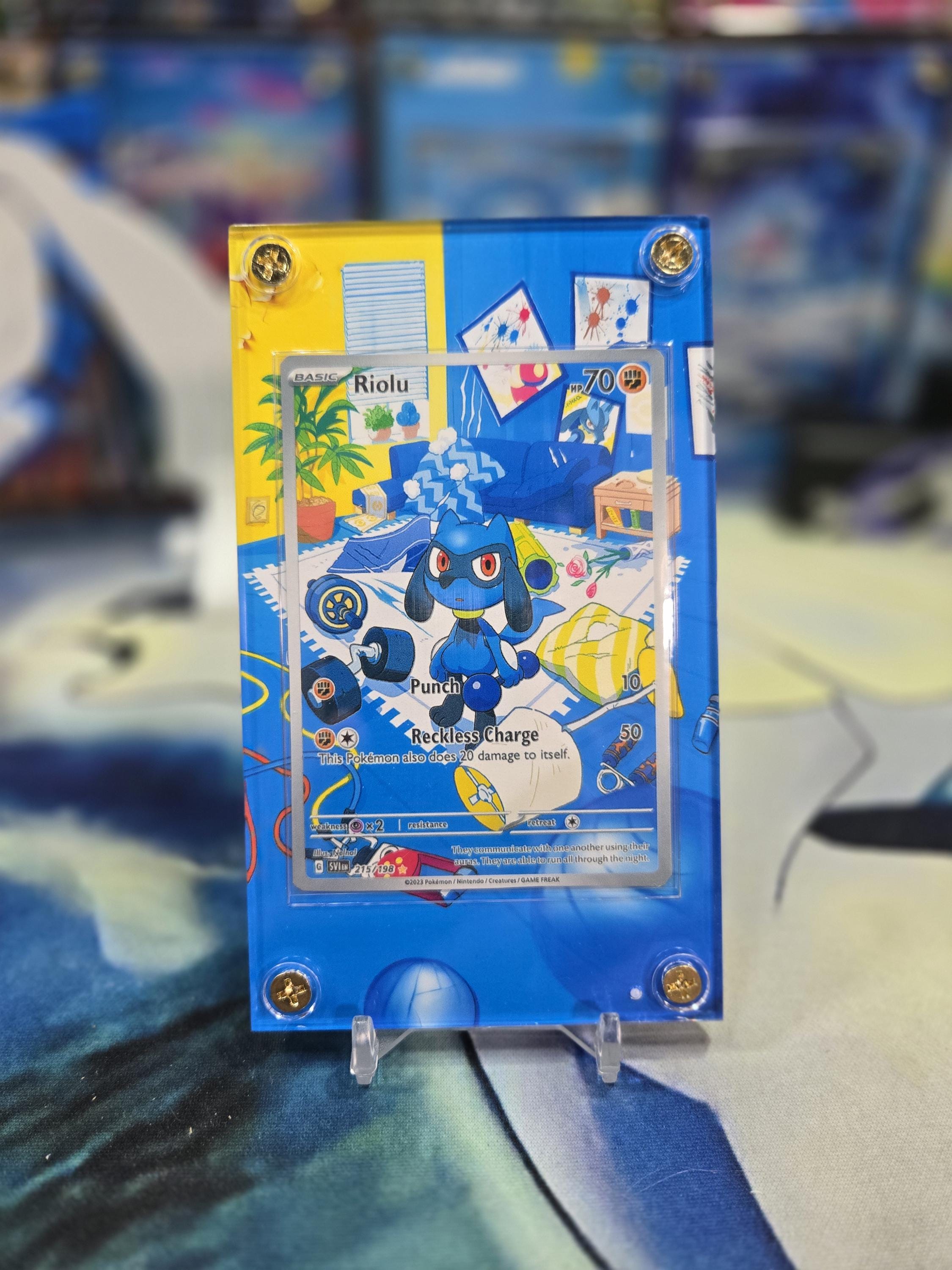 サバンナ置物 Pokemon Riolu 215/198 Scarlet & Violet Base Extended Art