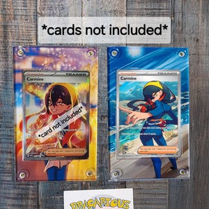 Lot de coques personnalisées Pokemon Carmin 217 et 204 SIR Twilight Mascarade