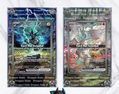 X2 Pokemon Zekrom EX & Reshiram EX 166 White Flare Extended Art