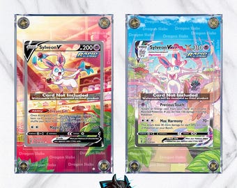 Pokemon Sylveon VMAX Alt Art 184/203 212/203 SWSH Evolving Skies Vetrine personalizzate