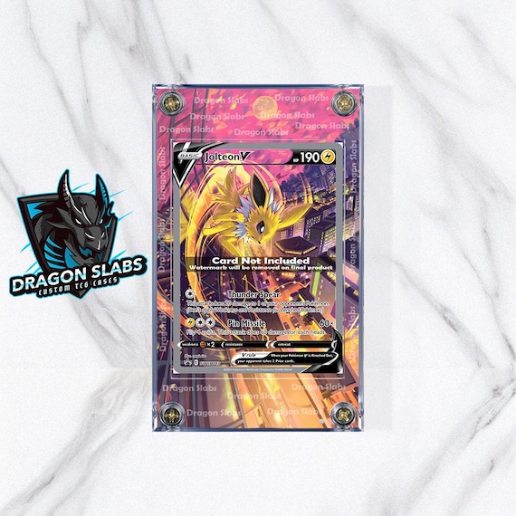 ポケモンカード Jolteon V SWSH183英語版 Pokemon Jolteon V Alt Art SWSH183 Promo Extended Artwork Case - Etsy