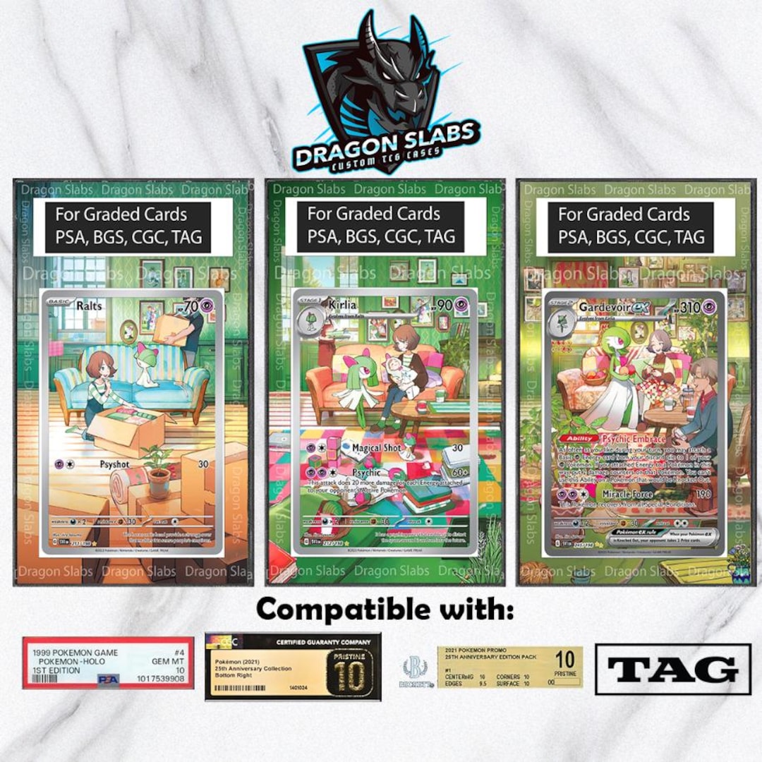 X3 Ralts Kirlia Gardevoir EX Scarlet & Violet Base PSA Bgs CGC Tag