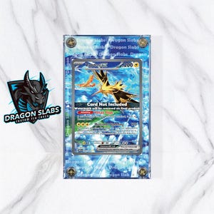 Pokemon 151 Zapdos EX 202 Custom Display Case Slab Extended Artwork