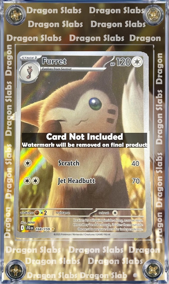 Pokemon Furret 168/159 Journey Together Extended Art Custom Case - Etsy