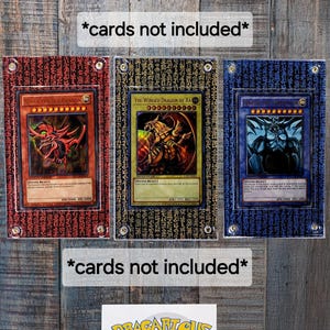 X3 Yugioh Prismatic Hyrogliphics Egyptische goden hoesplaten - Winged Dragon of Ra, Slifer The Sky Dragon, Obelisk The Tormentor