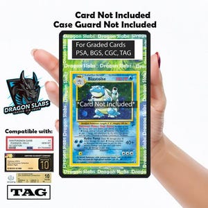 Blastoise Base Set Pokemon PSA bgs CGC tag uvre d'art étendue