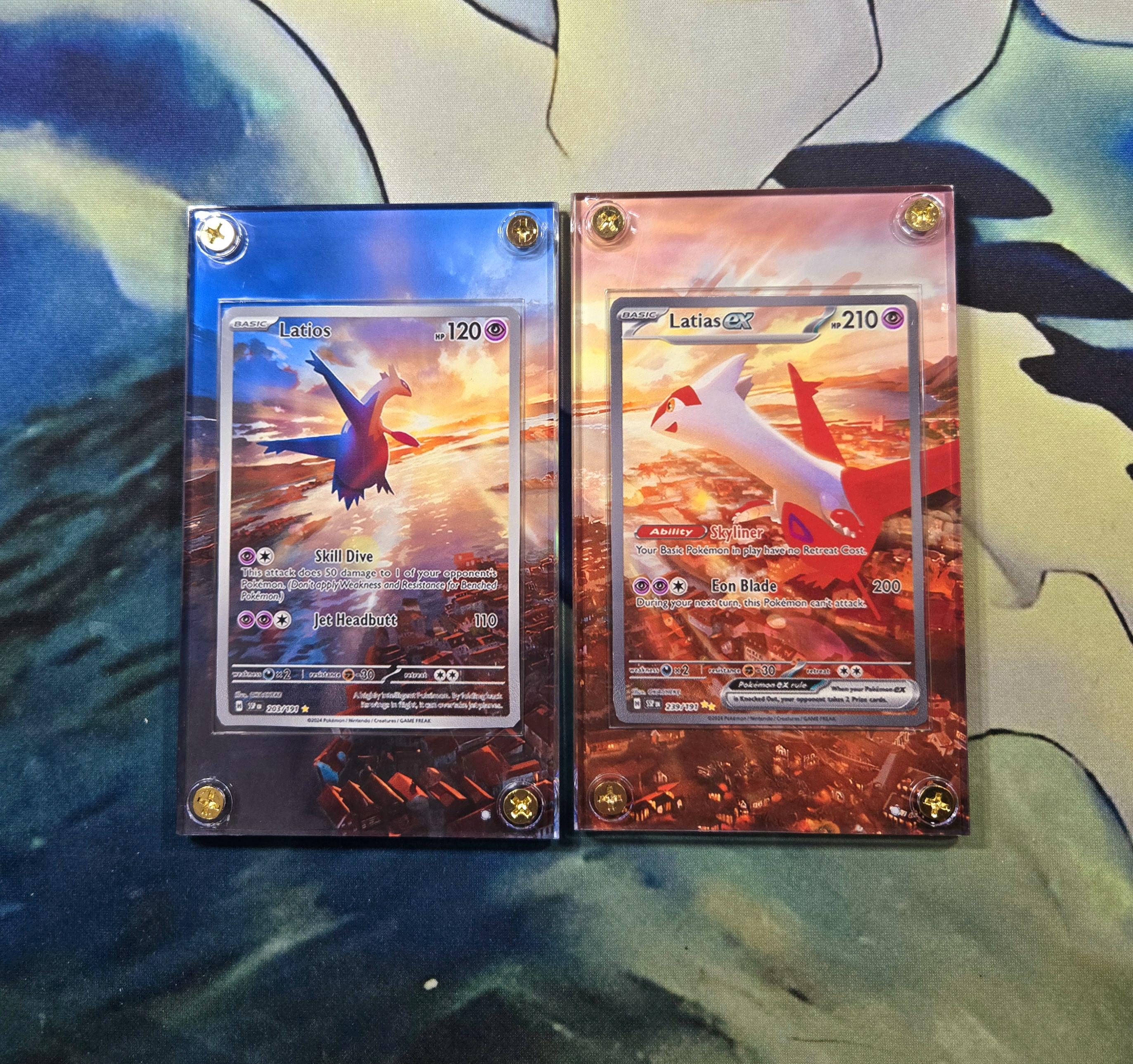 Latias Ex Pokemon Card Pokmon Latias EX 203/191 Custom Display Case From Surging Sparks Set, English, Near Mint Latios 203 Custom Display Case Latias Ex Pokemon Card Pokmon Latias EX 203/191 Custom Display Case From Surging Sparks Set, English, Near Mint Latios 203 Custom Display Case